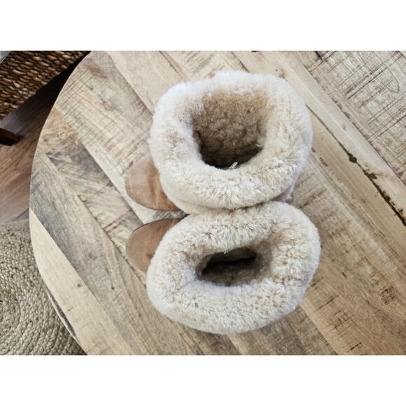 Ugg Maylin 3220 Chestnut Suede Shearling Boots Women's US Size 7 Y2K Preppy - Picture 8 of 16